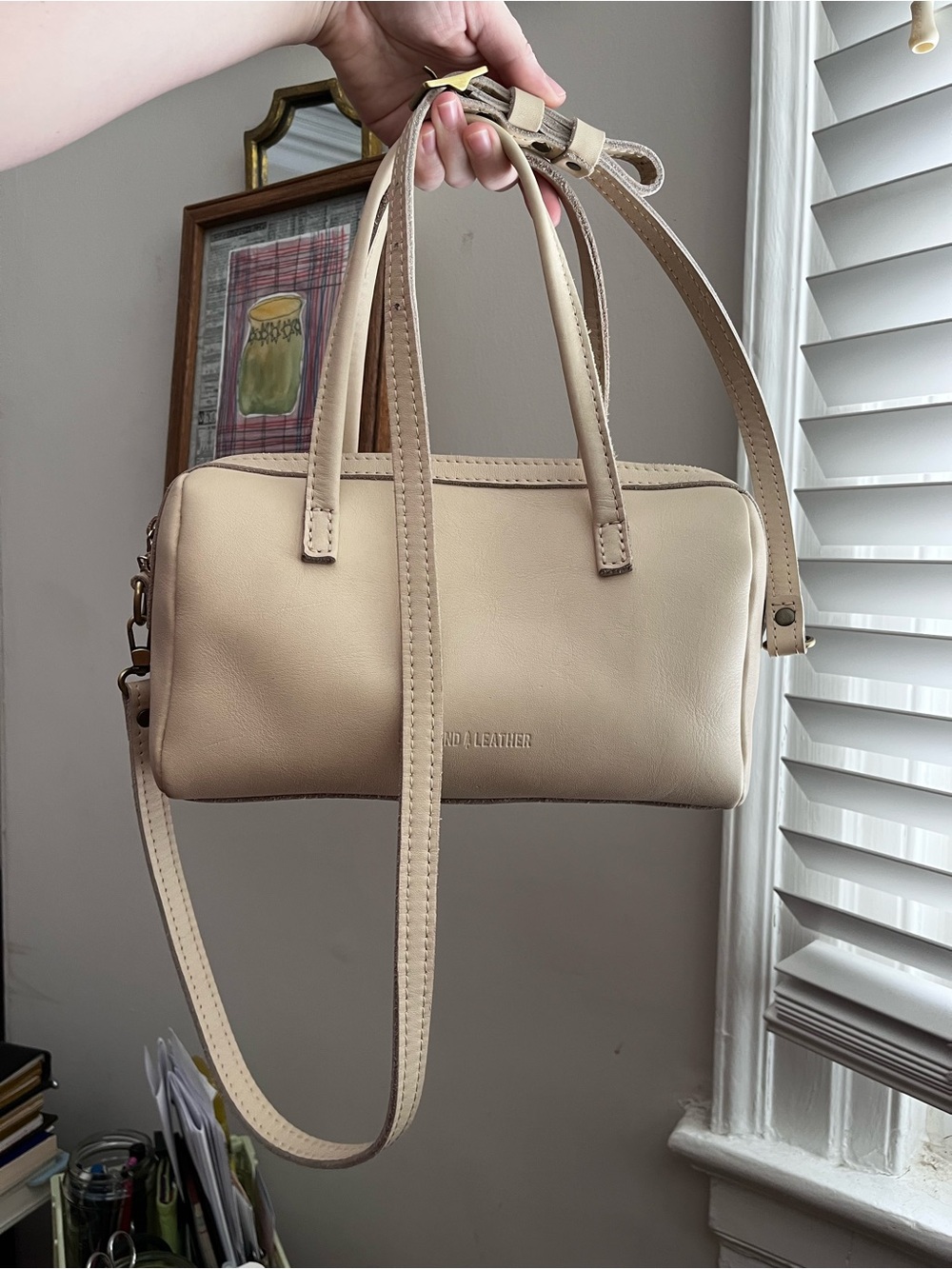 Portland Leather Goods Mini Crossbody Satchel